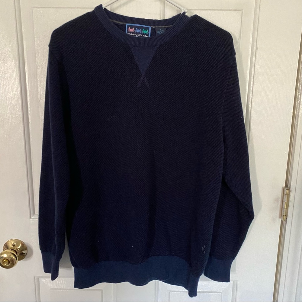 Navy Blue Crewneck Sweater